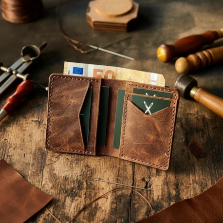 Rustic Fold Gerçek Deri Cüzdan