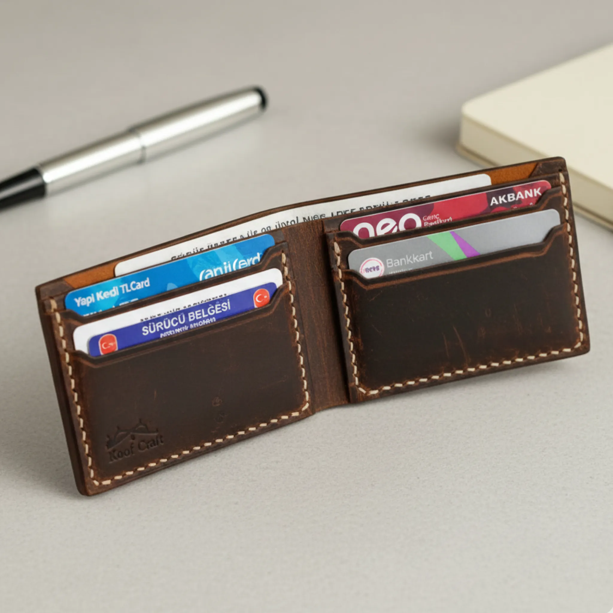 Klasik Model Erkek Deri Cüzdan 