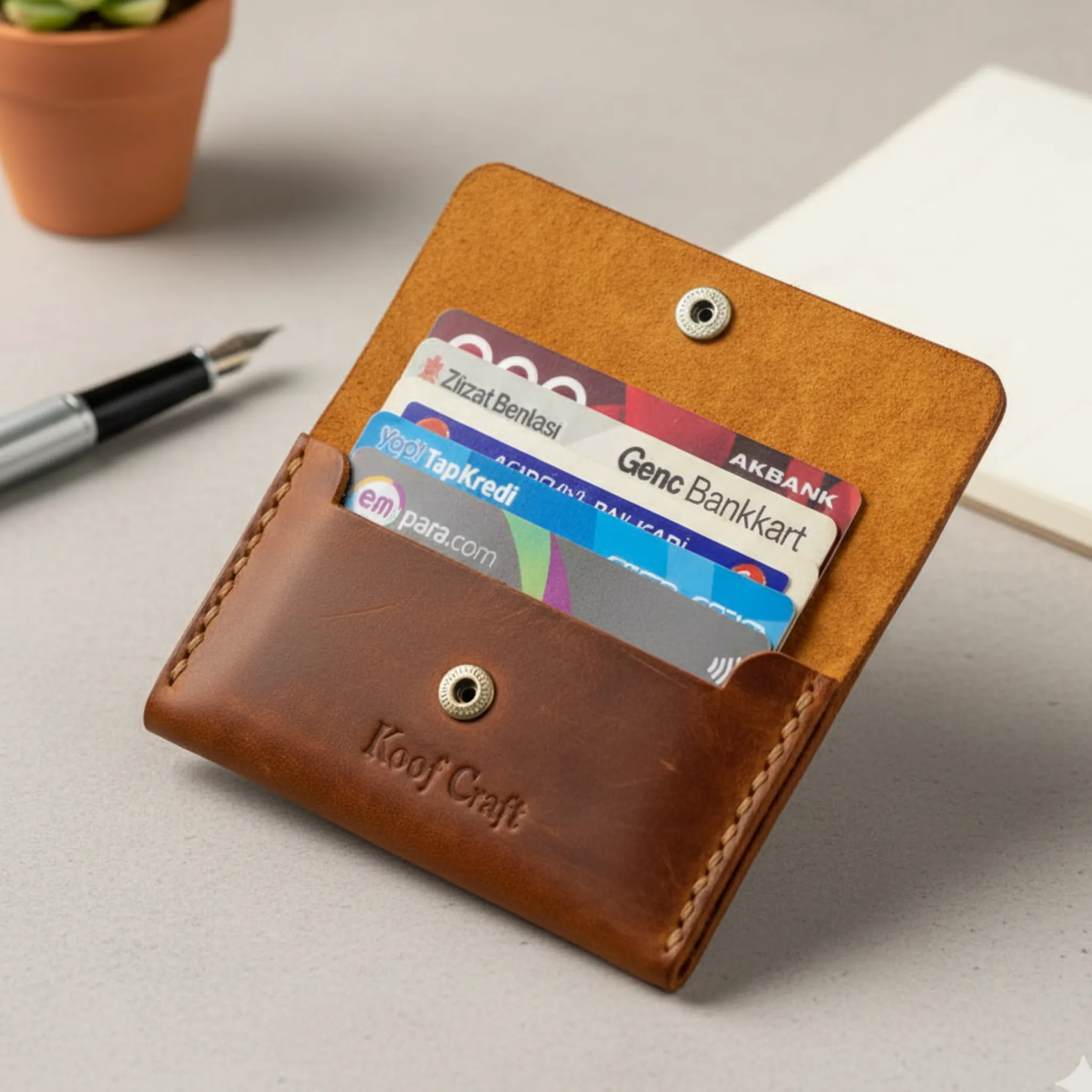 Rustic Snap Kartlık - Taba - Tarçın