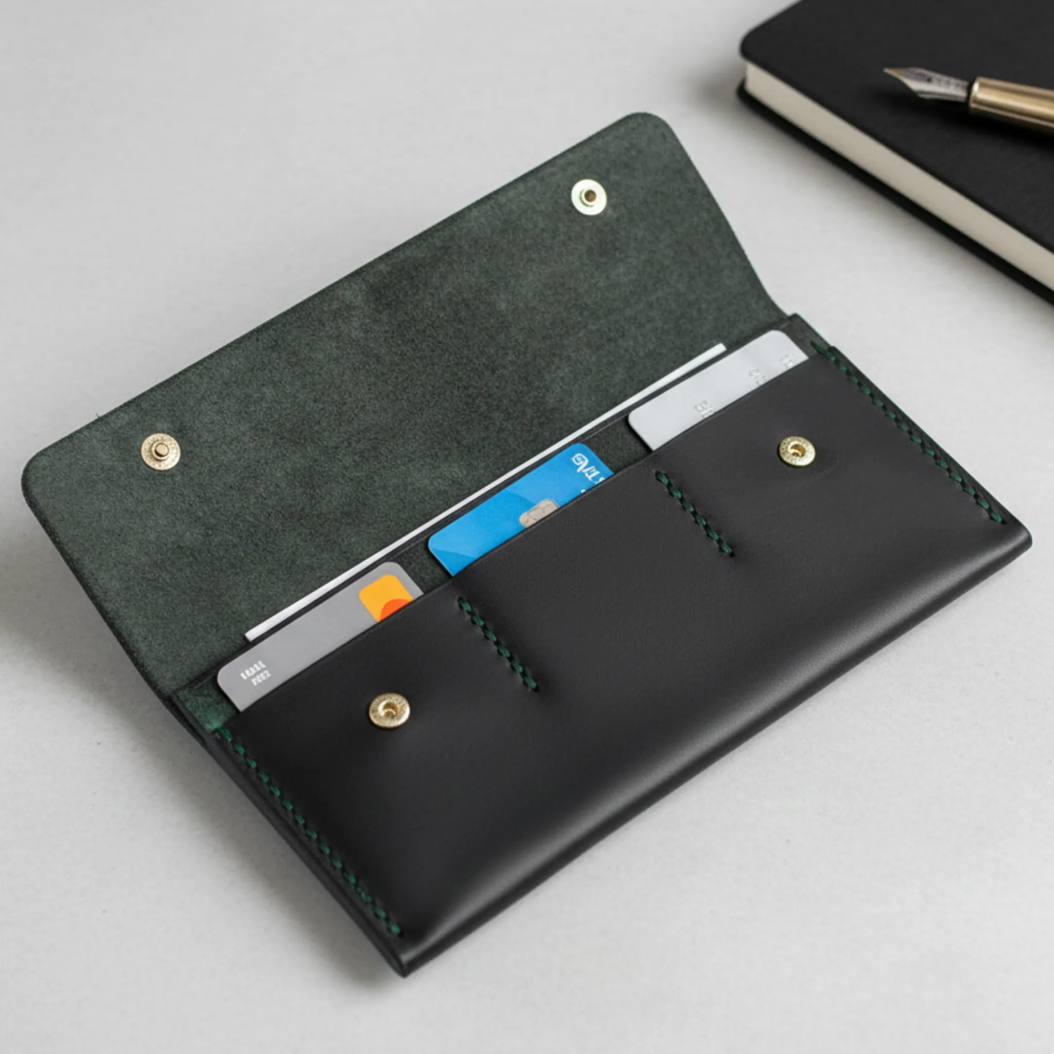 Bark - Büyük Boy Deri Cüzdan 