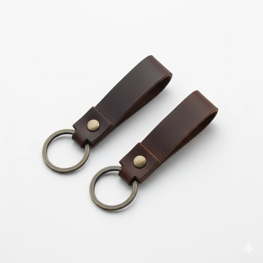 2'li Anahtarlık Seti - Kahverengi