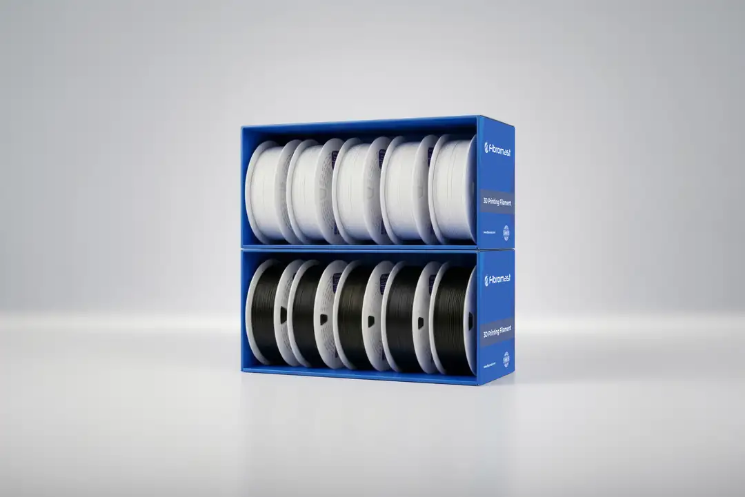 Fibromast Hyper Duo Edition 10'lu Hyper PLA Filament Seti - 5 Siyah 5 Beyaz