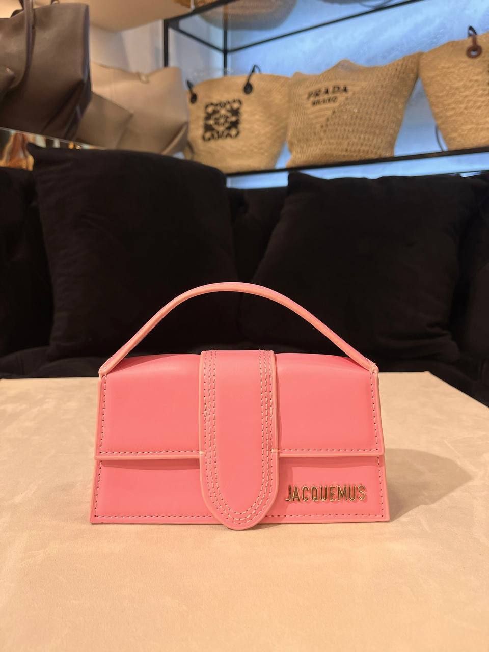 Jacquemus Deri Çanta / A kalite - Pembe