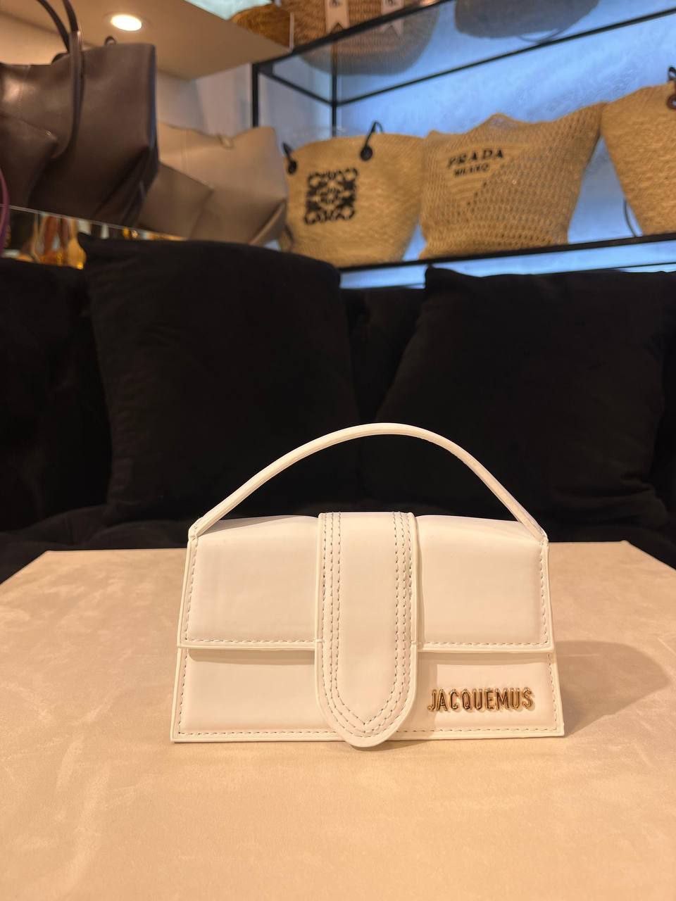 Jacquemus Deri Çanta / A kalite - Beyaz