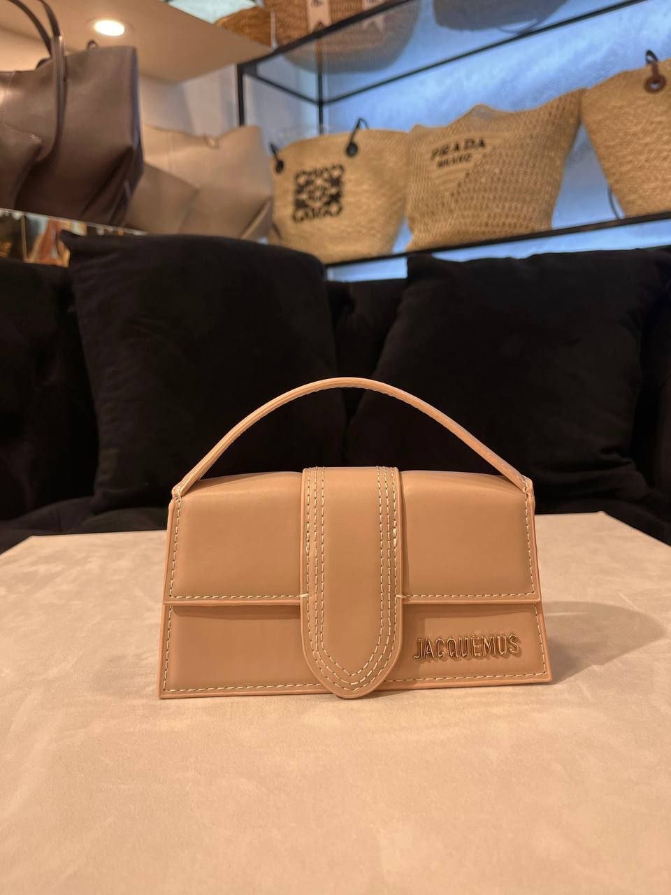 Jacquemus Deri Çanta / A kalite - Sütlü Kahve