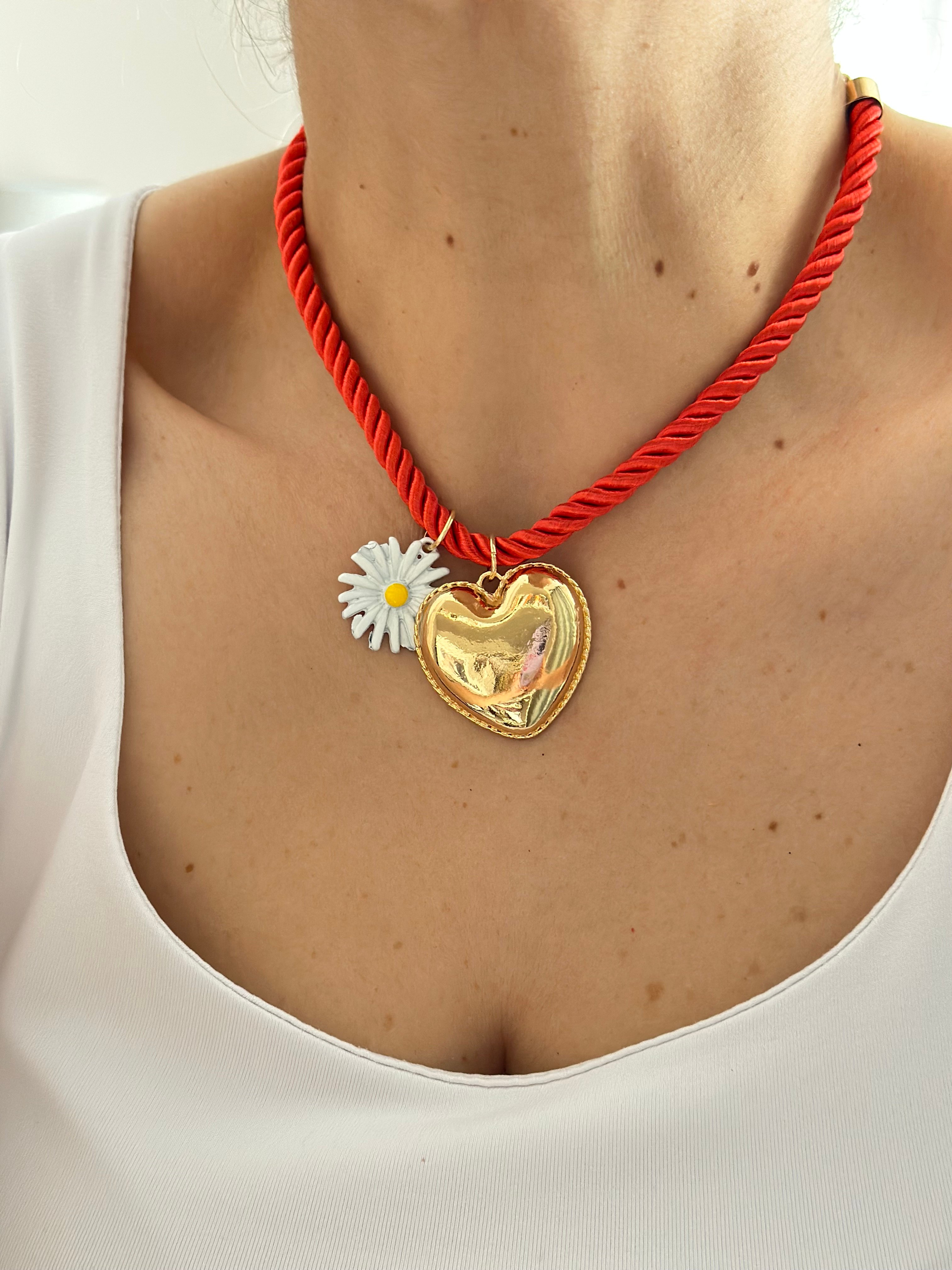 Gold Kalp Kolye