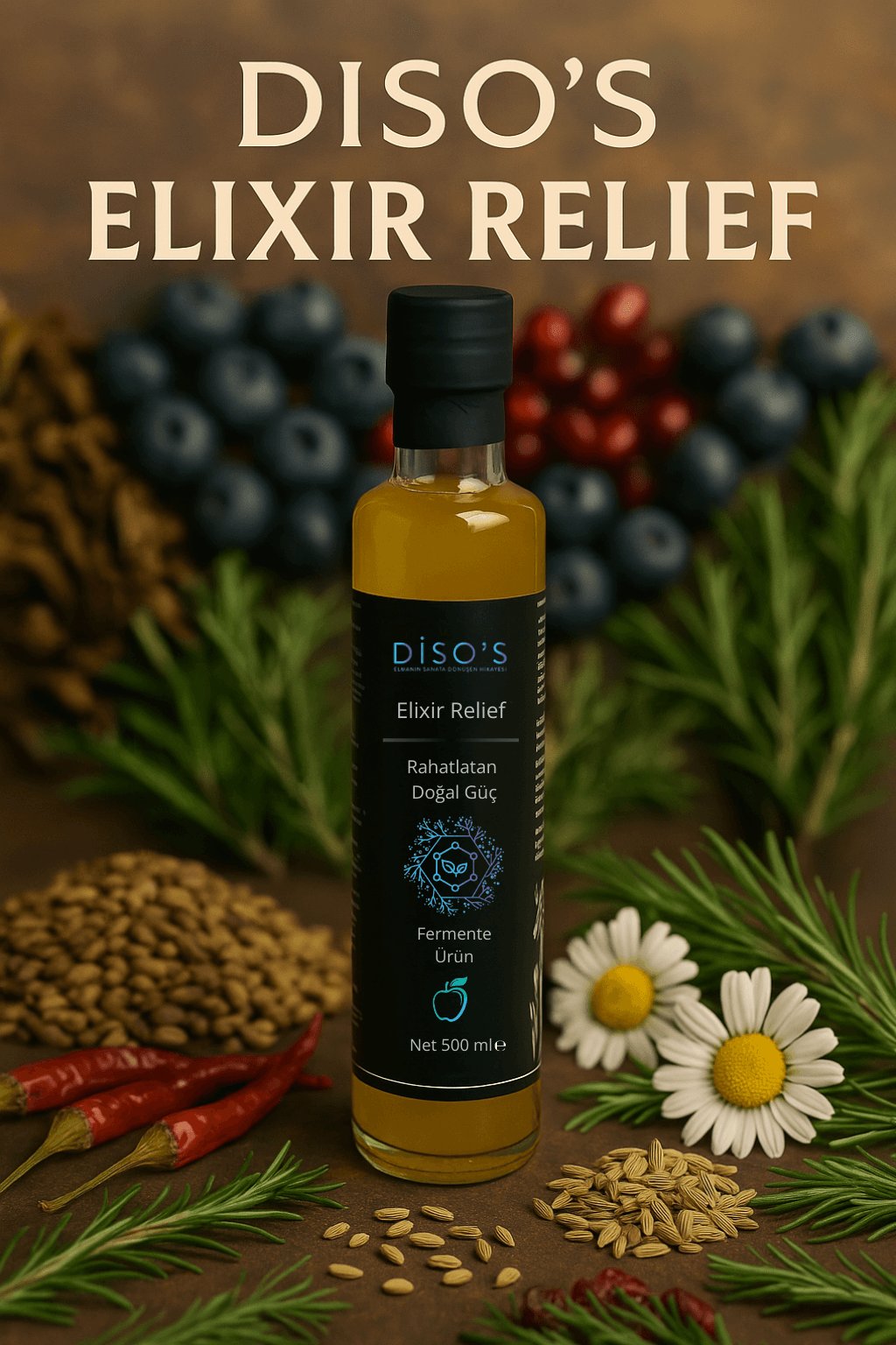 Diso's Elixir Relief / Rahatlatan Doğal Güç - 500 ml
