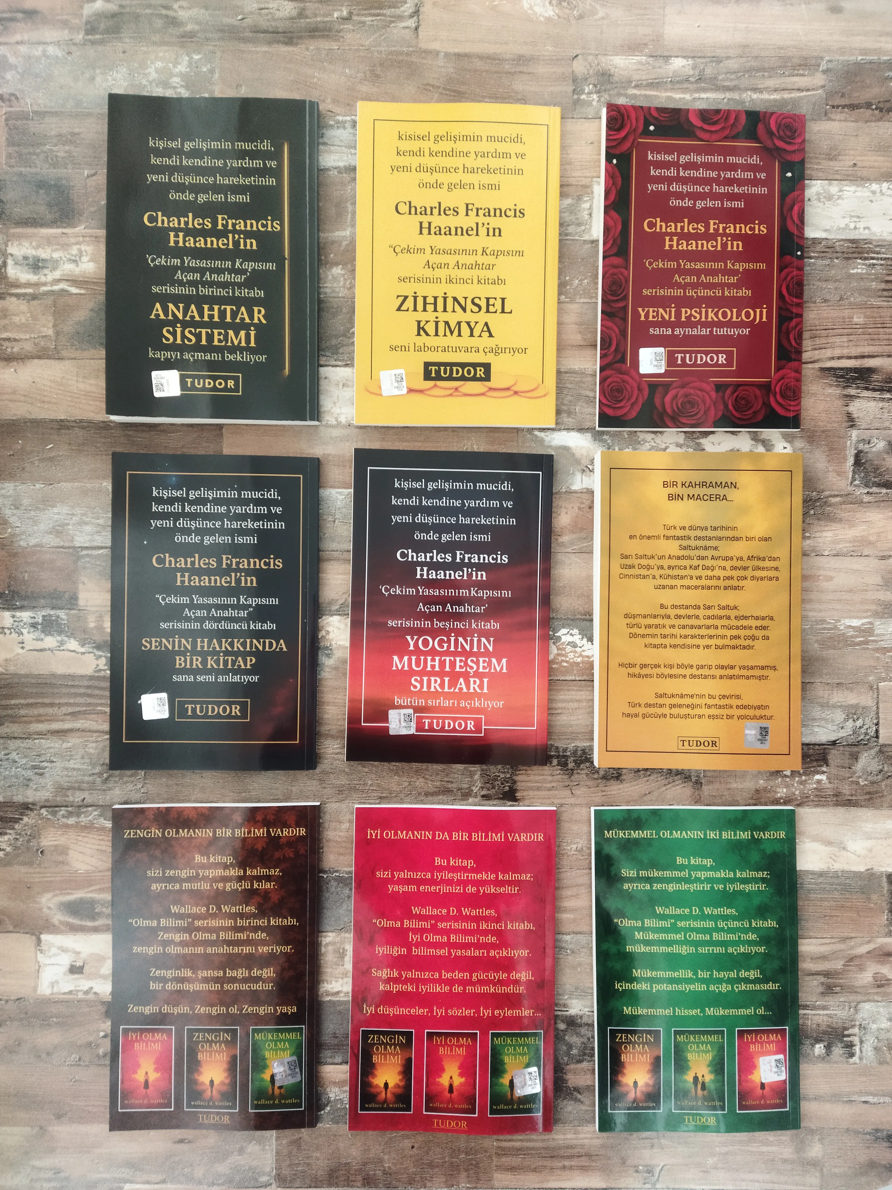 Volkan Kabar çevirileri - 9 kitap bir arada