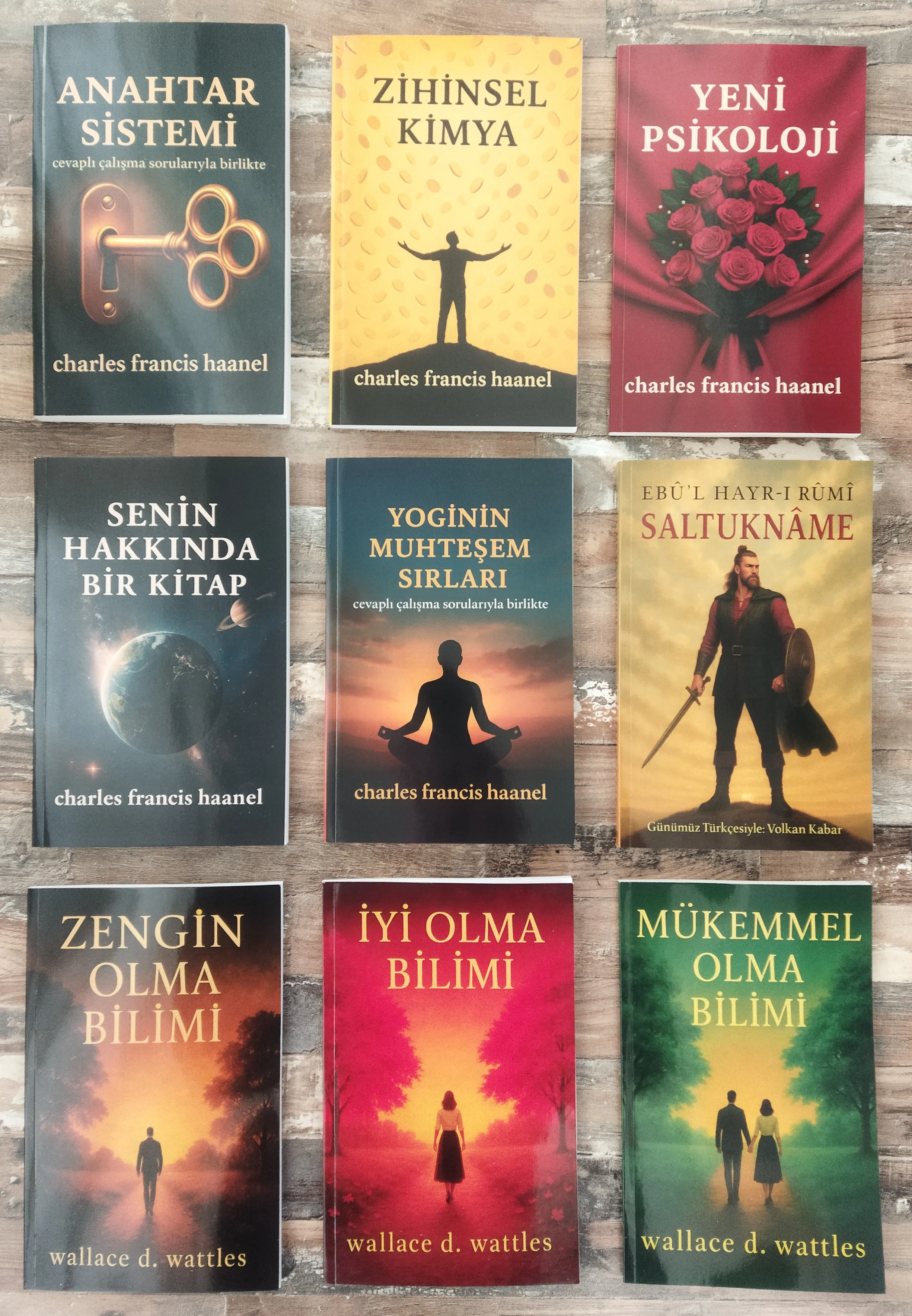 Volkan Kabar çevirileri - 9 kitap bir arada