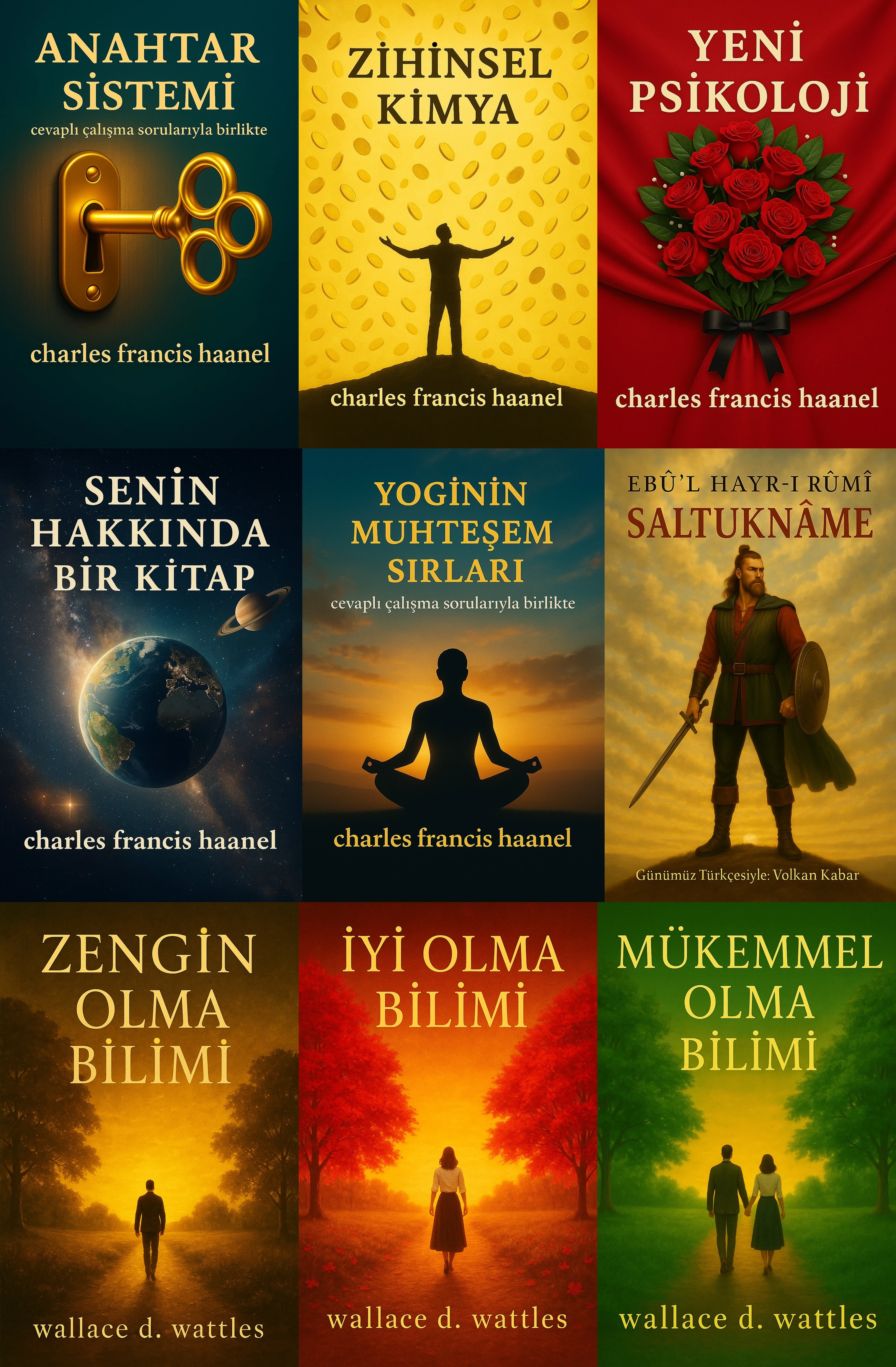 Volkan Kabar çevirileri - 9 kitap bir arada