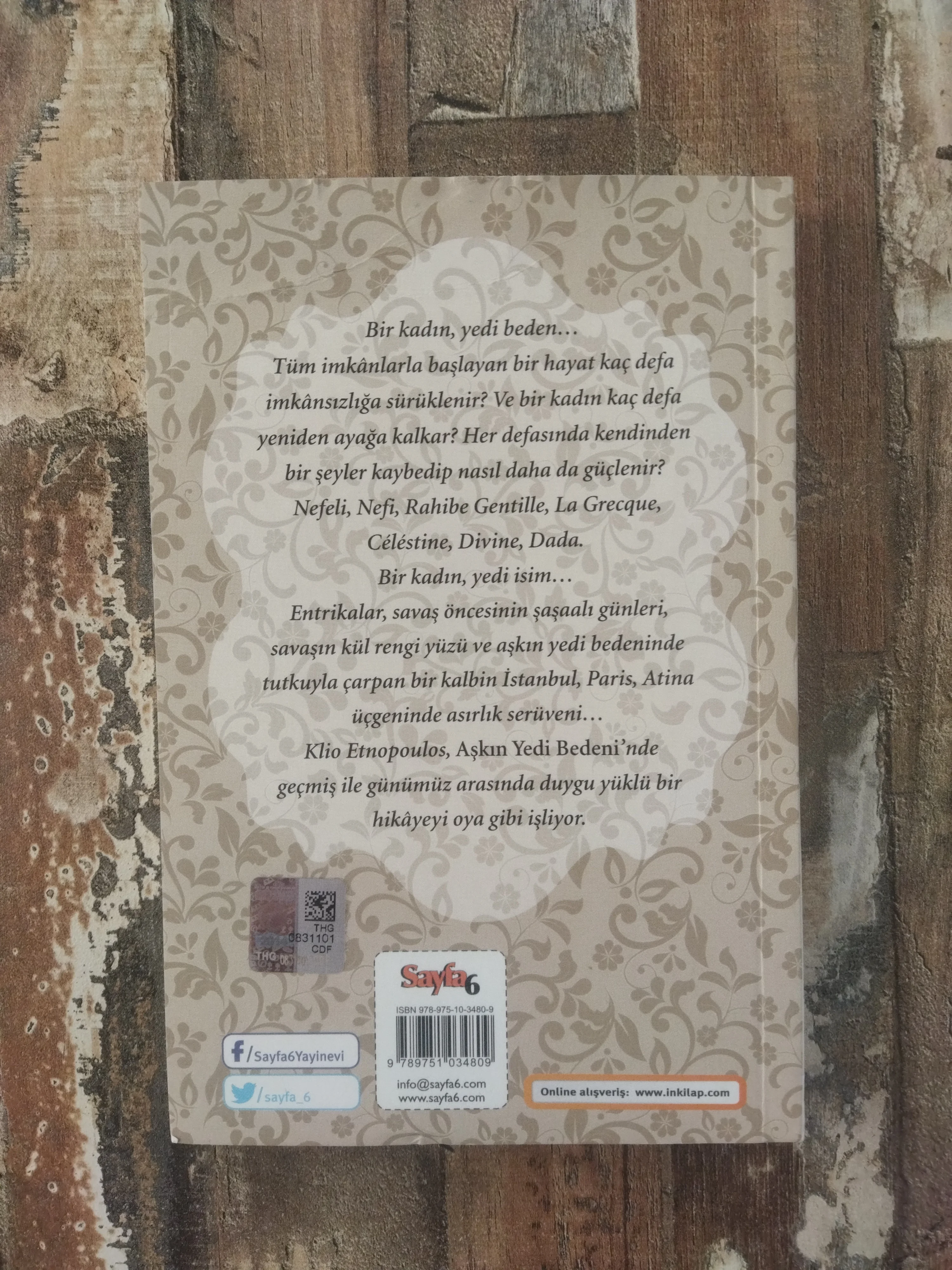 Aşkın Yedi Bedeni - Klio Etnopoulos (cep boy)