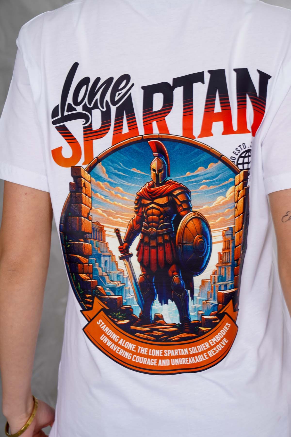 Lone Spartan T-SHİRT