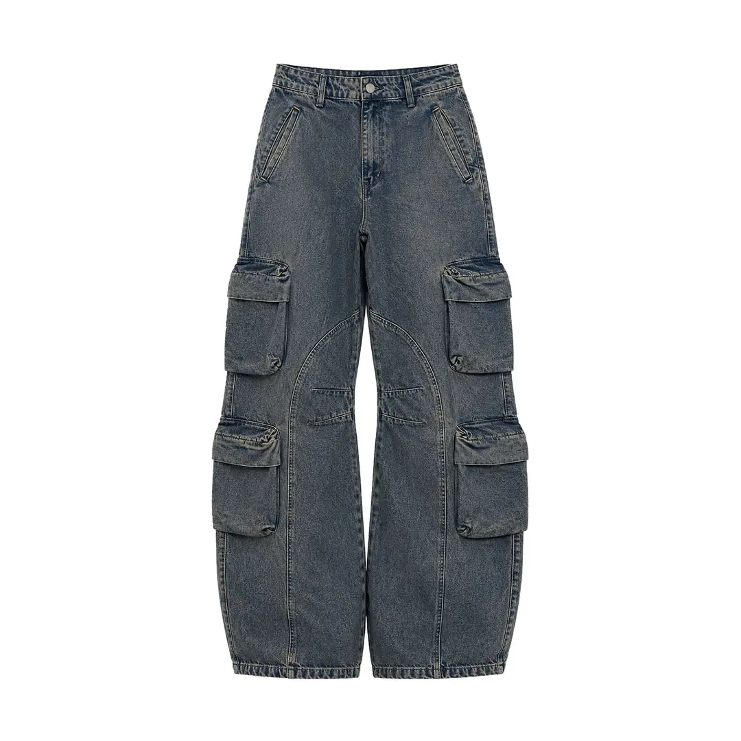 DENIM CARGO PANT 001