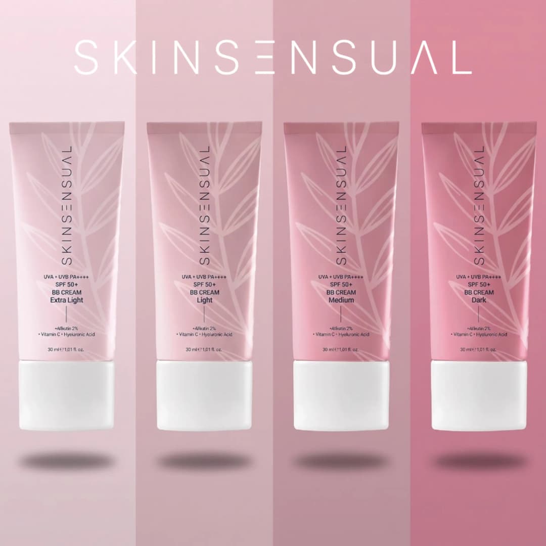Skin Sensual BB Krem Extra Light, Light, Medium ve Dark tonları