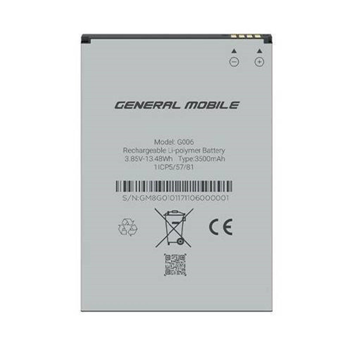 General Mobile Discovery Gm8 Go Batarya Pil Servis