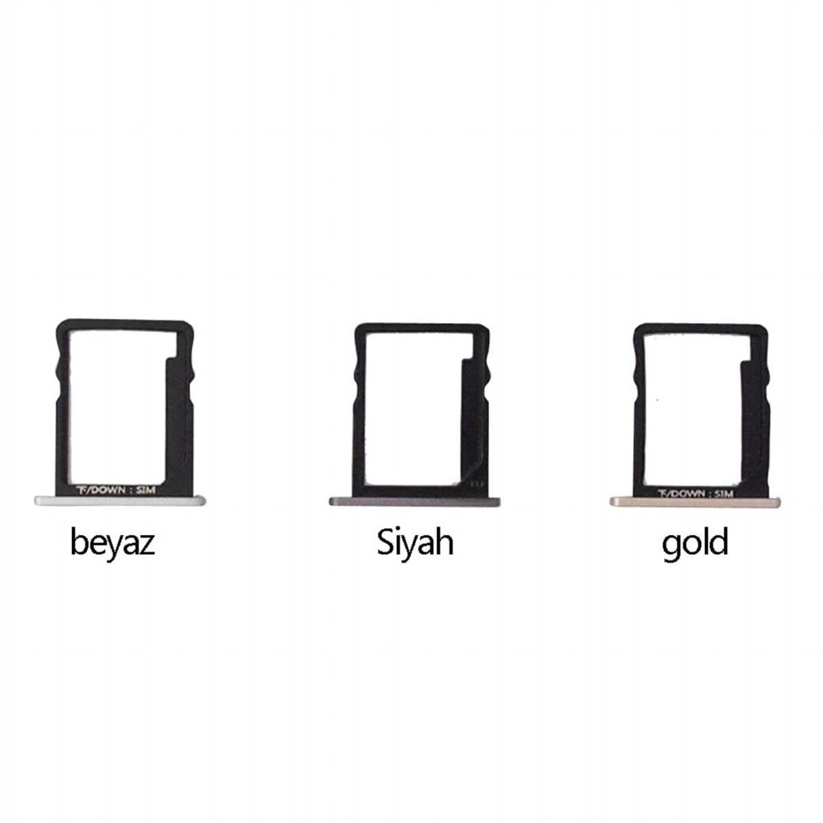 G7 Uyumlu Sim Kart Tepsisi Gold