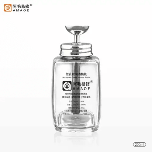 Amaoe M74 200ml Cam Alkol Tiner Şişesi