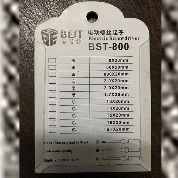 Best BST-80 Elektronik Malzeme Sökmek İçin Tornavida Uçları