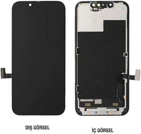 Apple iPhone 15 Uyumlu Lcd Ekran Dokunmatik Siyah Servis Revize