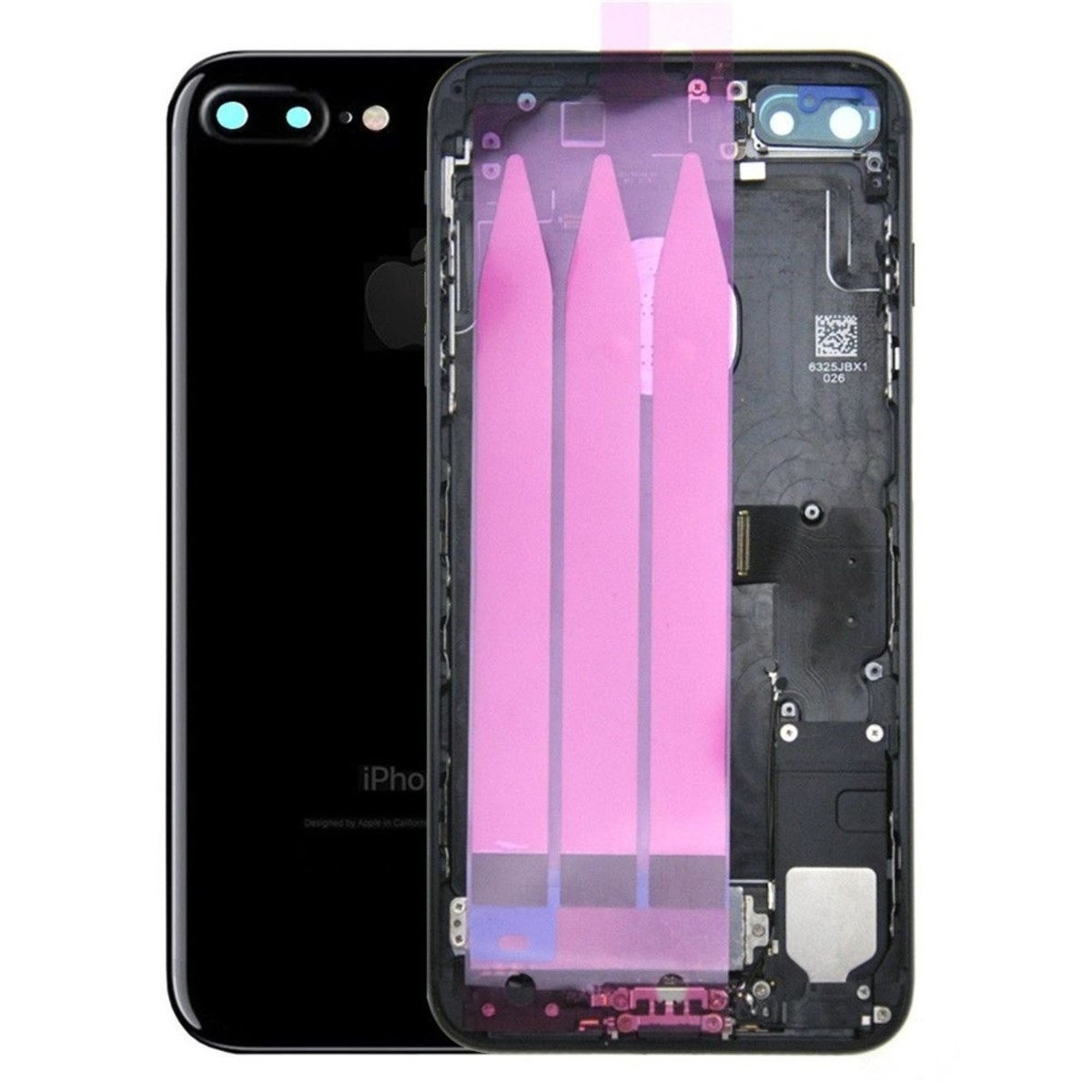 Apple iPhone 7 Plus Uyumlu Kasa Jet Black Dolu
