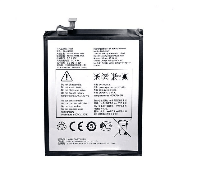 TCL Tab 10L 8491X TLp040M7 Tablet Batarya - Pil
