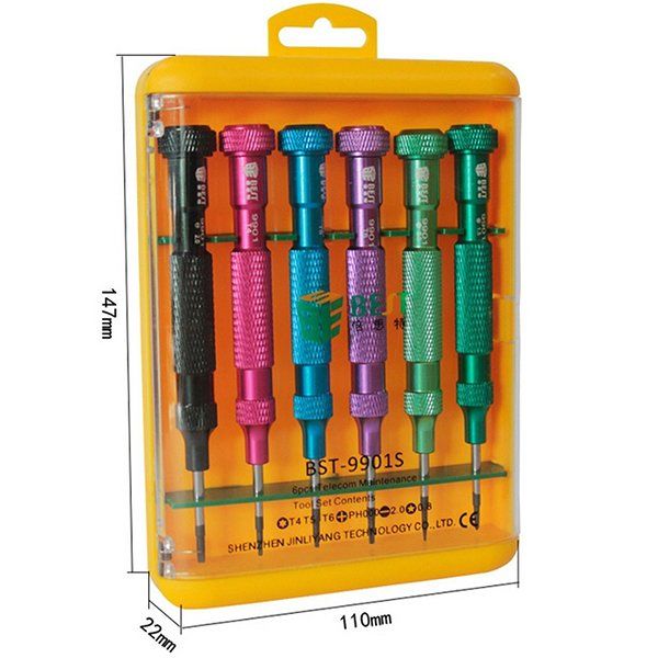 BST-9901S Hassas Malzemeler İçin Tornavida Seti