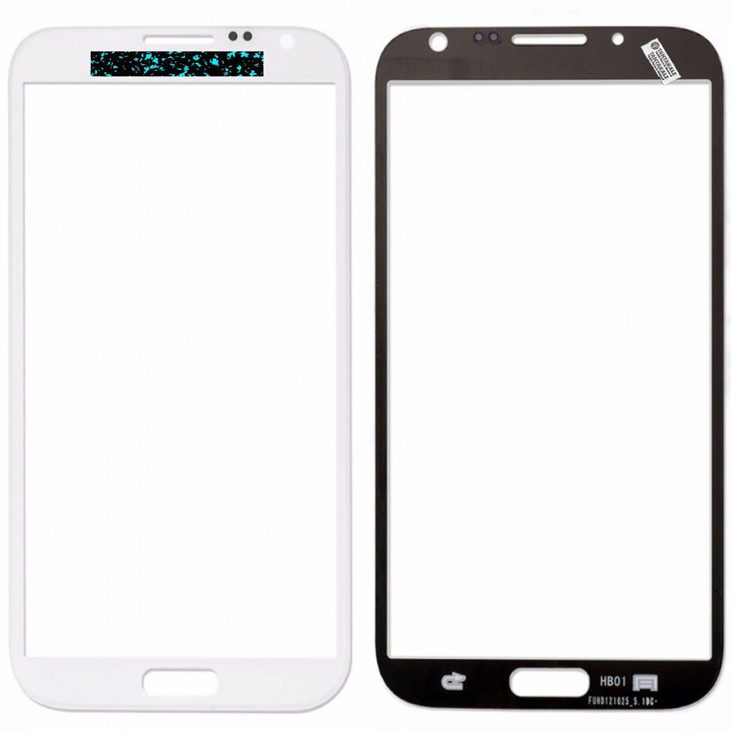 Samsung Galaxy Note 2 GT-N7100 Dokunmatik Ön Cam Lens Beyaz