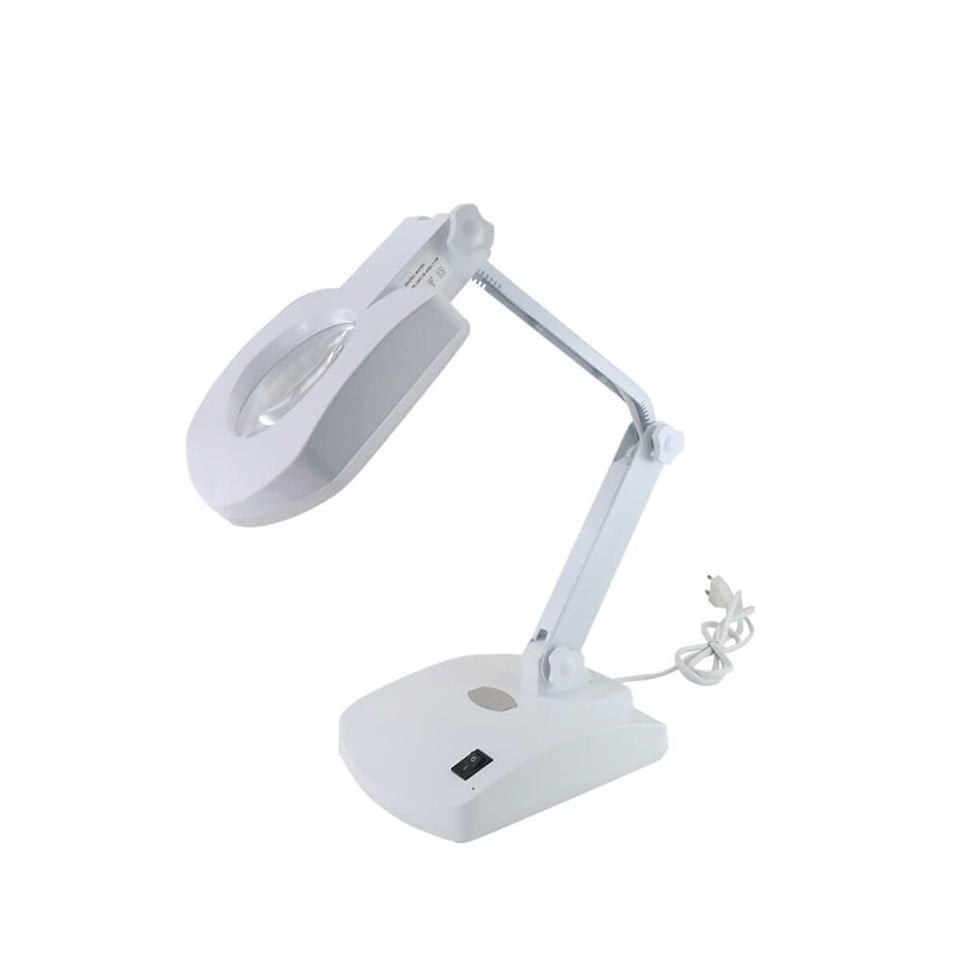 BEST-8611BL 5/10X Katlanır Led ve Büyüteçli Masa Aydınlatma Cihazı