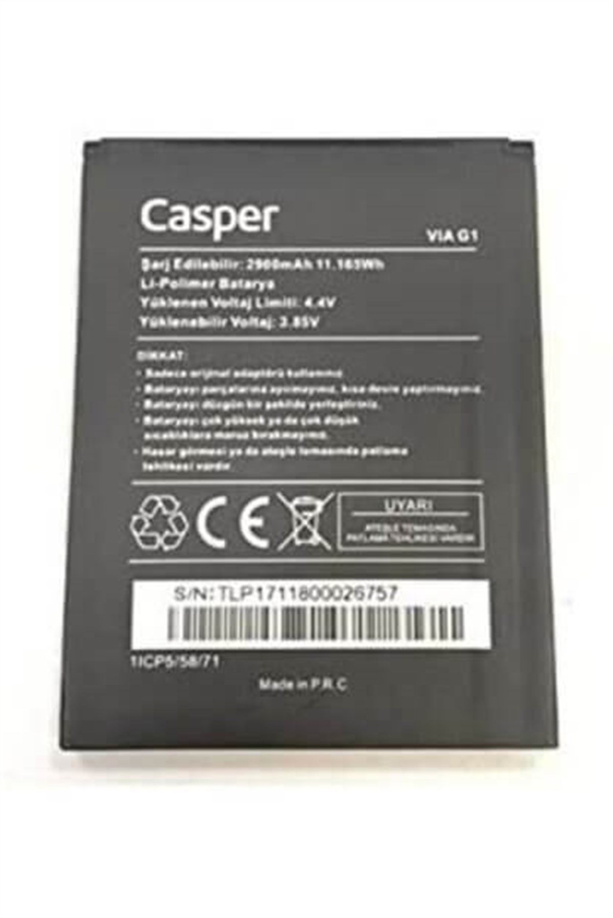 Casper Via G1 Batarya Pil