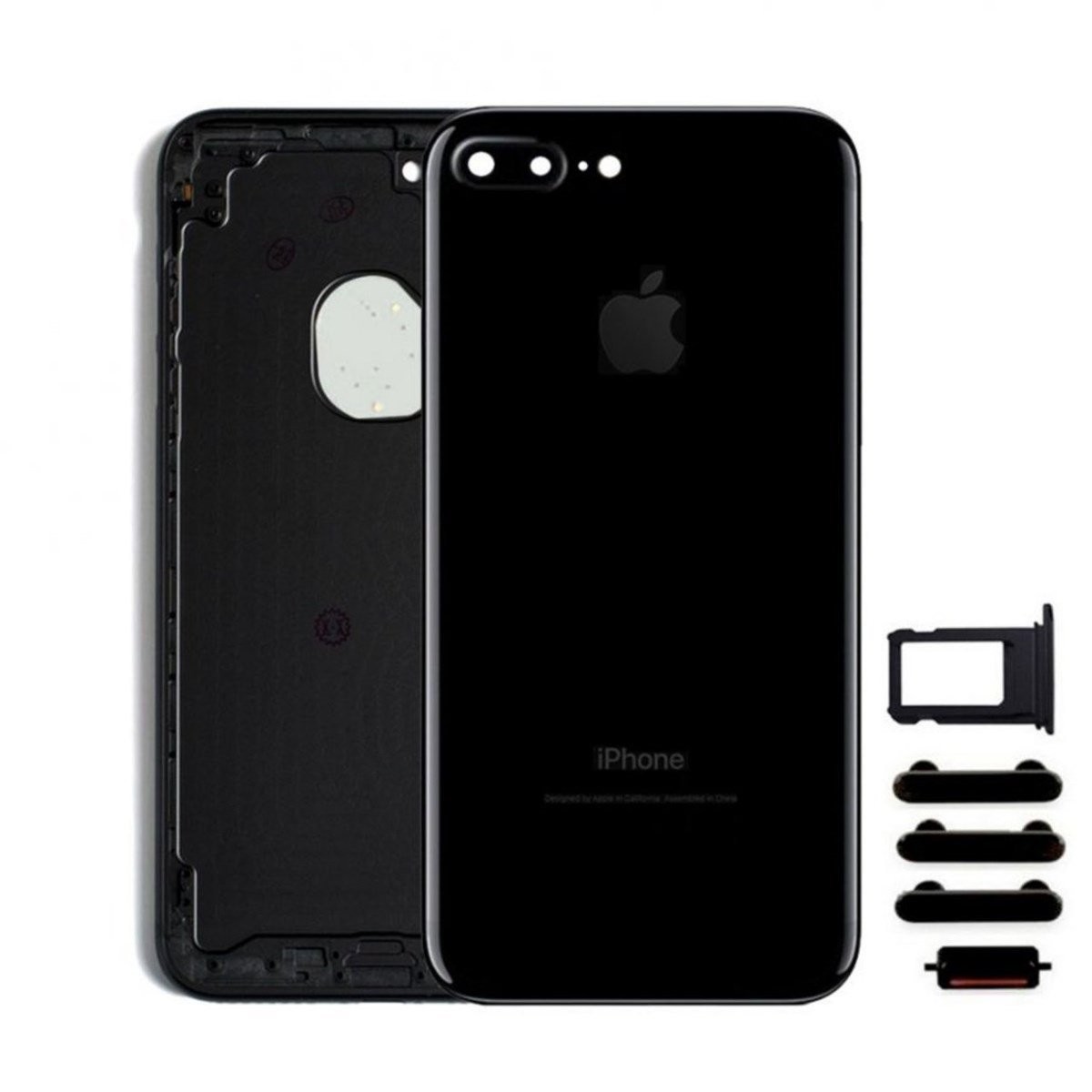 Apple iPhone 7 Plus Uyumlu Kasa Jet Black Boş