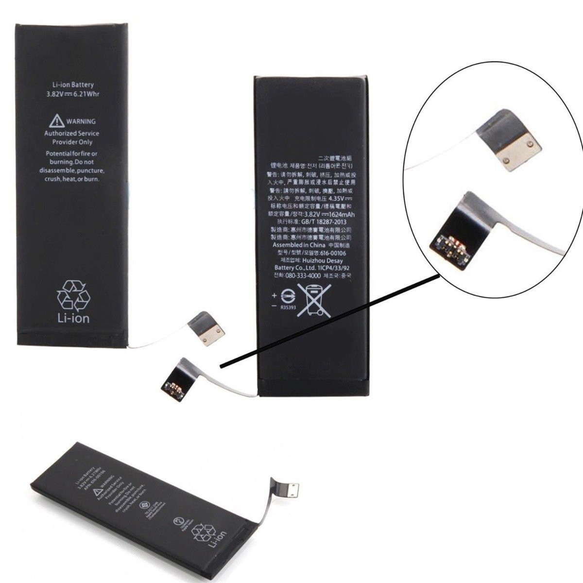 Apple iPhone Se Uyumlu Batarya Pil