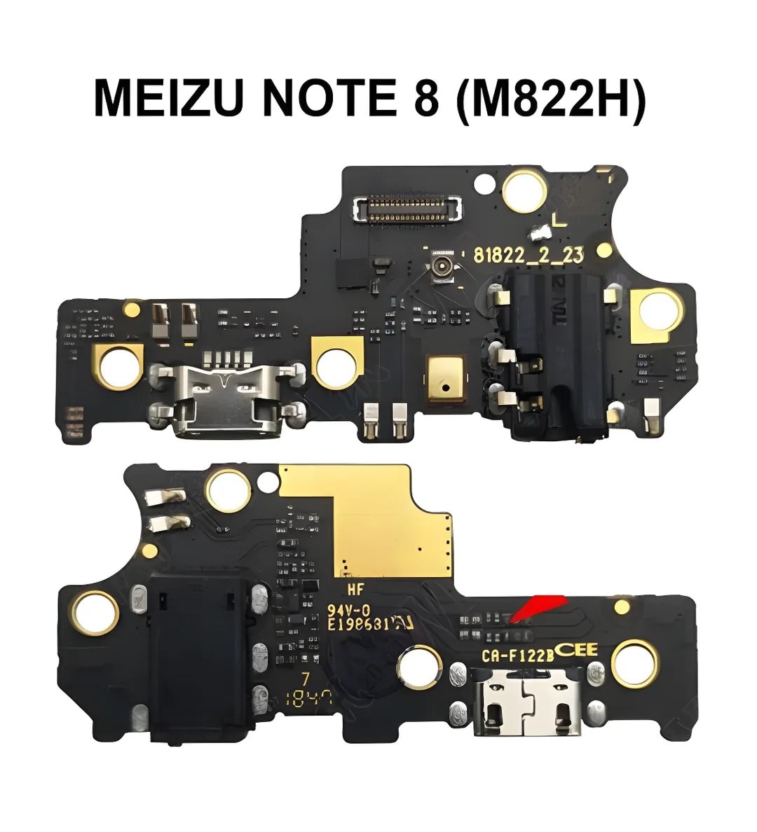 Meizu Note 8 Şarj Soket Film Bordu