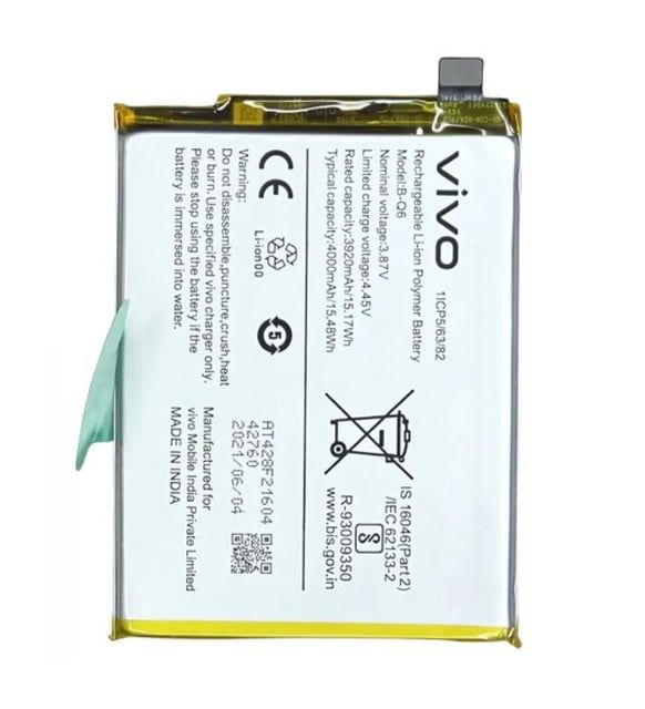 Vivo V21E Batarya Pil