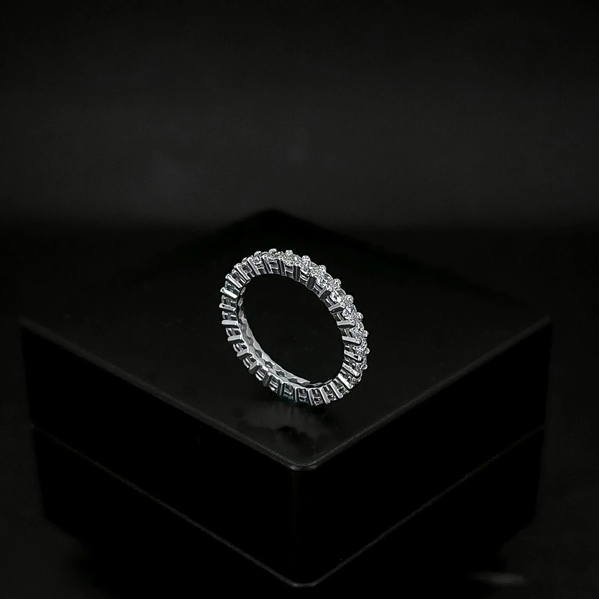 Tiffany Tamtur Gümüş Alyans Yüzük