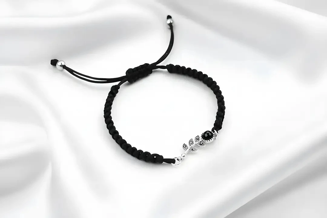 LALEZAR OLTU TAŞI GÜMÜŞ ÇERÇEVE  AYARLANABİLİR  BİLEKLİK