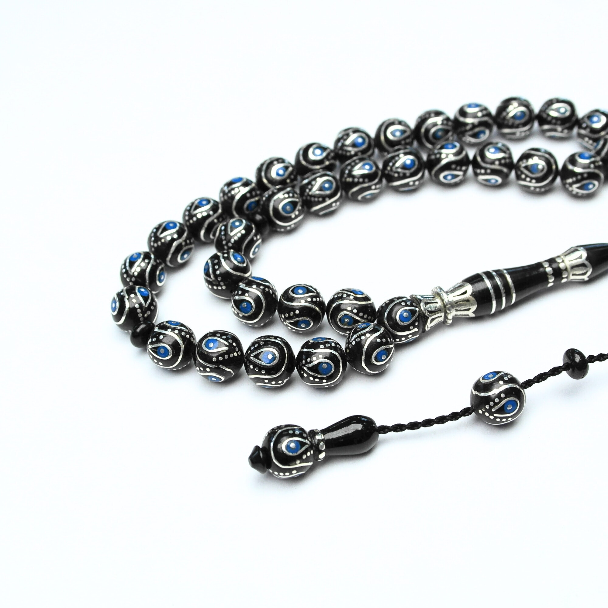 Damla İçi Damla Küre Model Sistemli Oltu Taşı Tespih