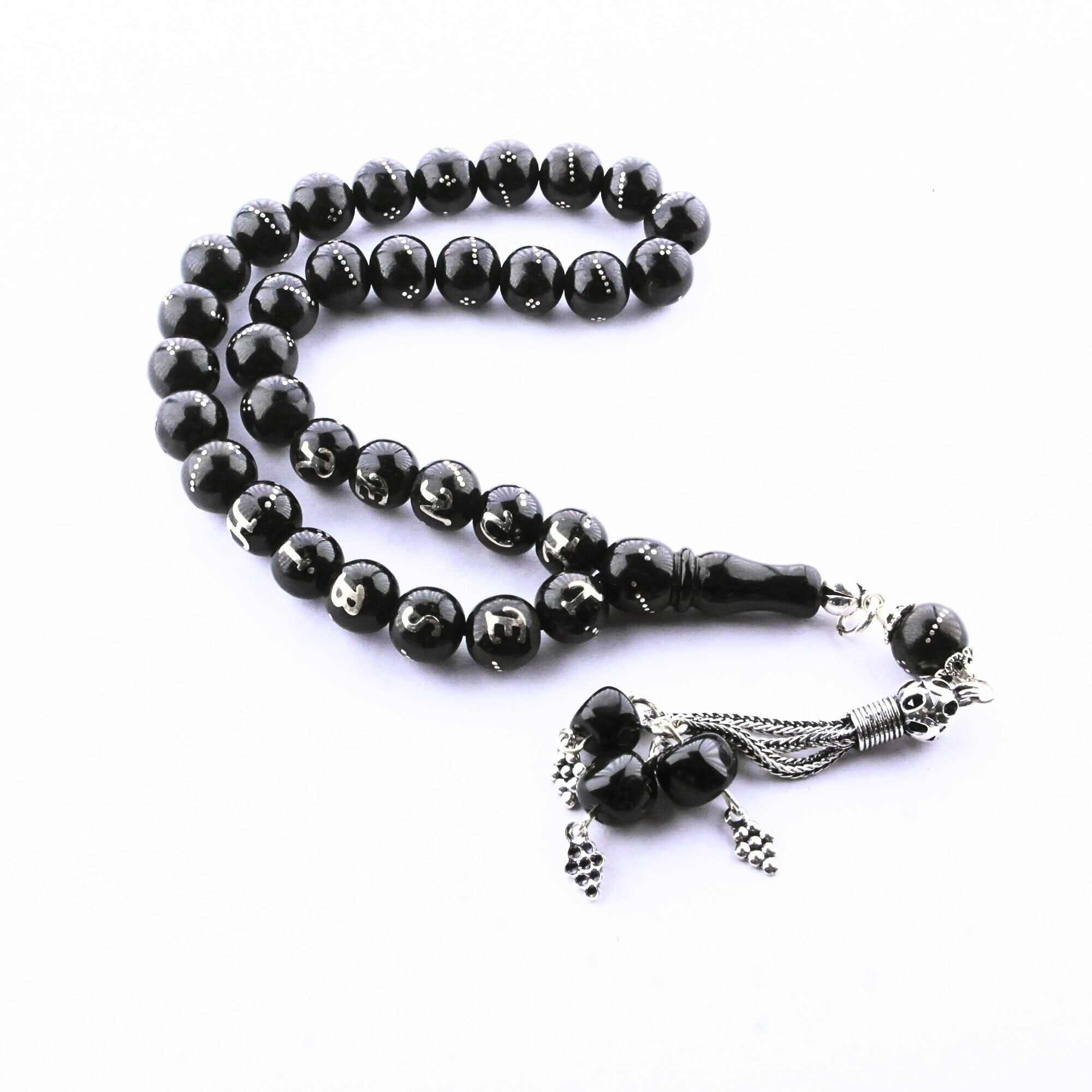 İsme Özel Oltu Taşı Sıkma Tespih