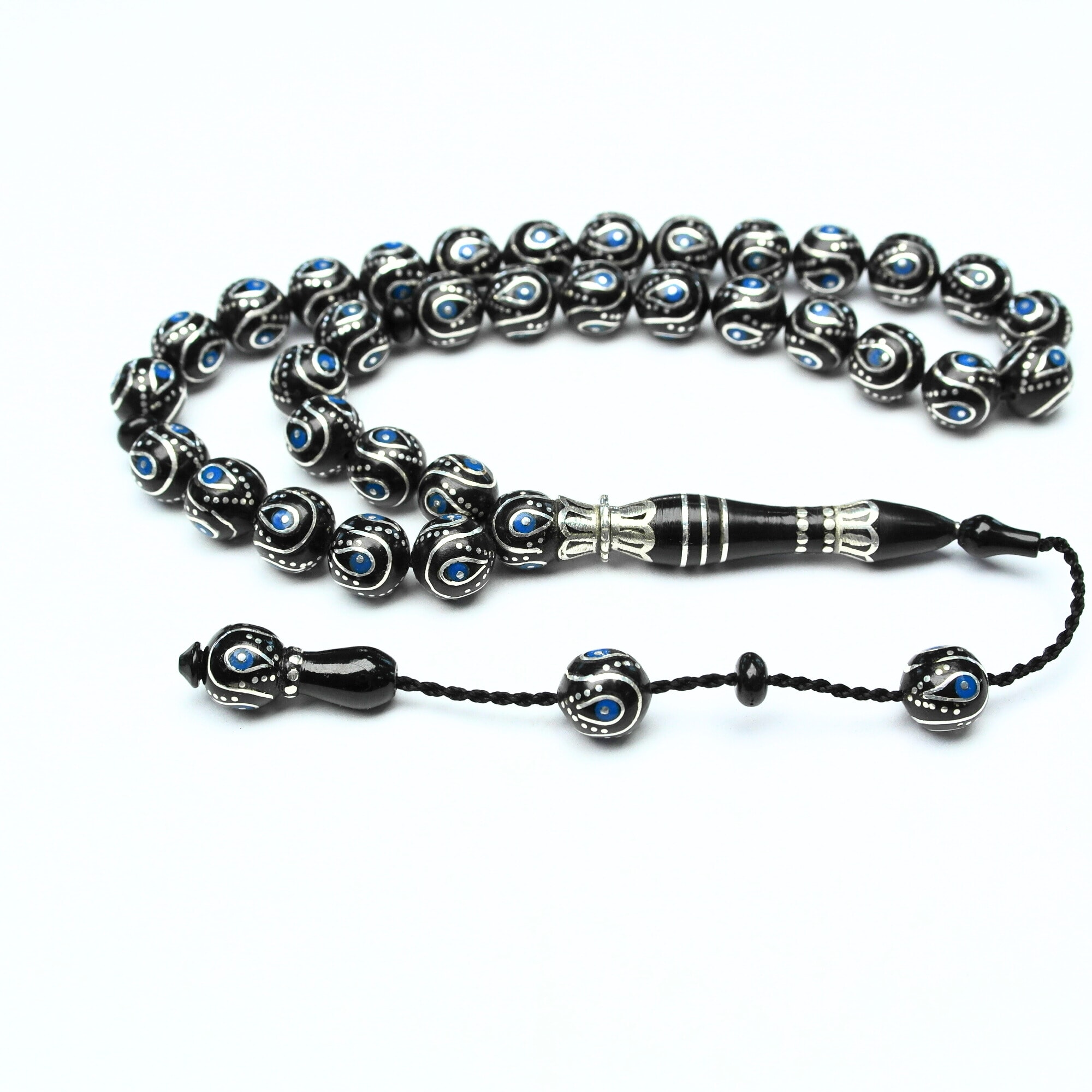 Damla İçi Damla Küre Model Sistemli Oltu Taşı Tespih