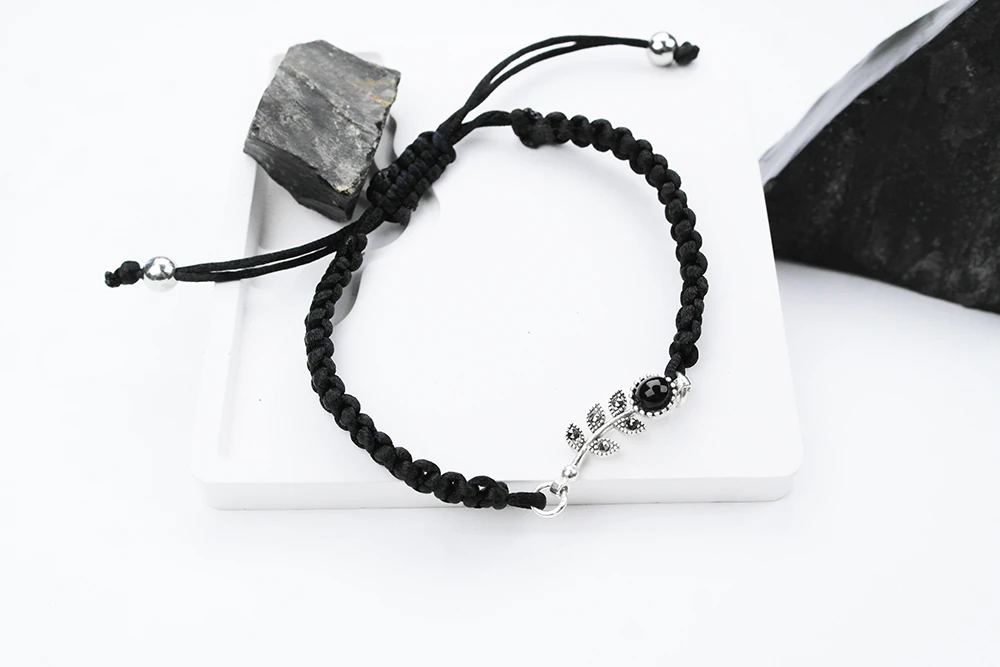 LALEZAR OLTU TAŞI GÜMÜŞ ÇERÇEVE  AYARLANABİLİR  BİLEKLİK