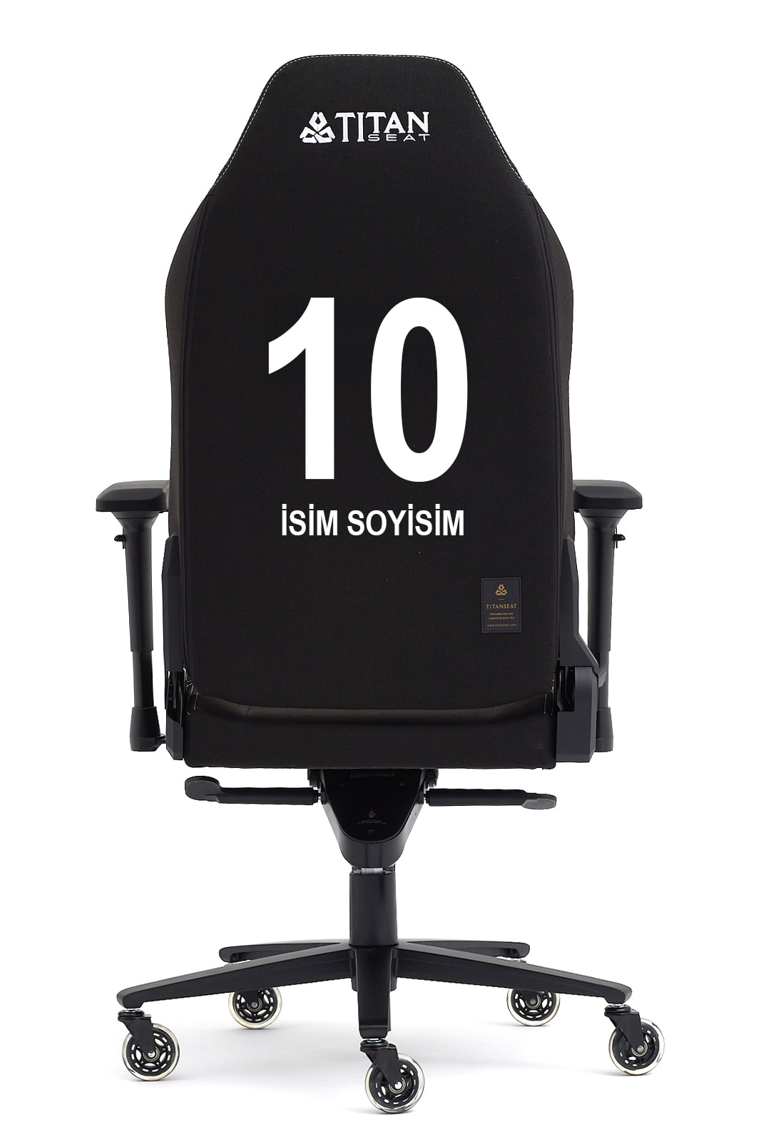 Titanseat Throne Siyah - Beyaz Kumaş Oyuncu Koltuğu ( FC26 ULTİMATE HEDİYELİ )