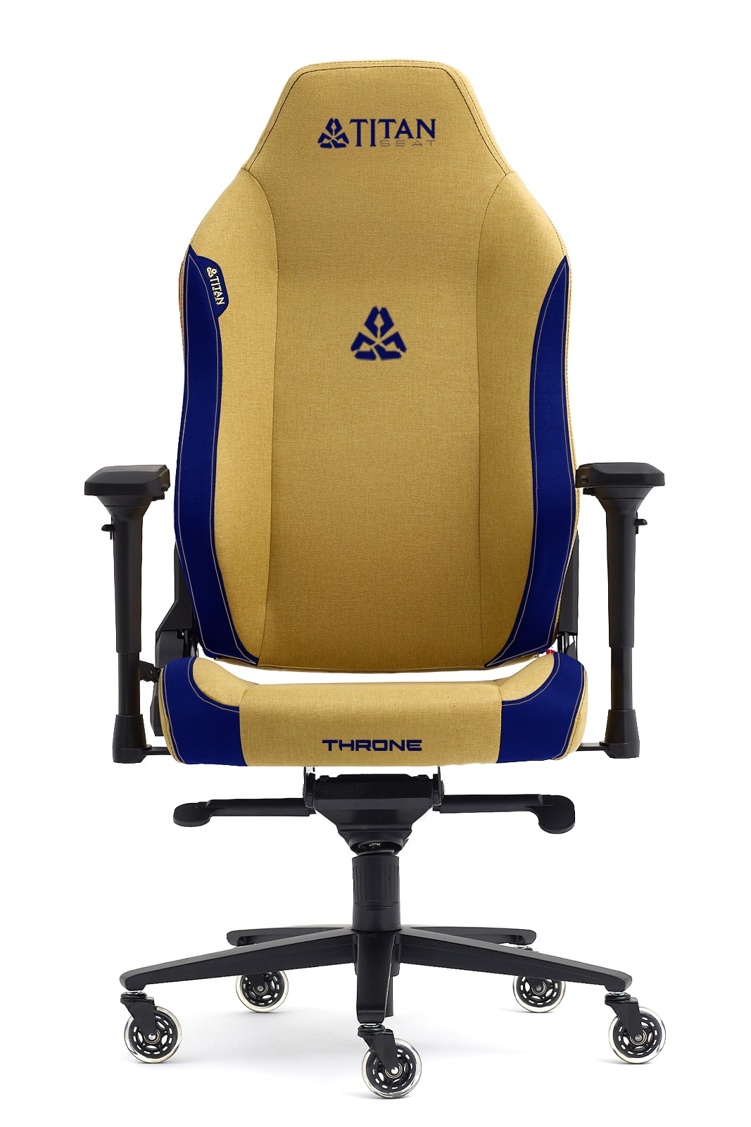 Titanseat Throne Sarı - Lacivert Kumaş Oyuncu Koltuğu ( FC26 ULTİMATE HEDİYELİ )
