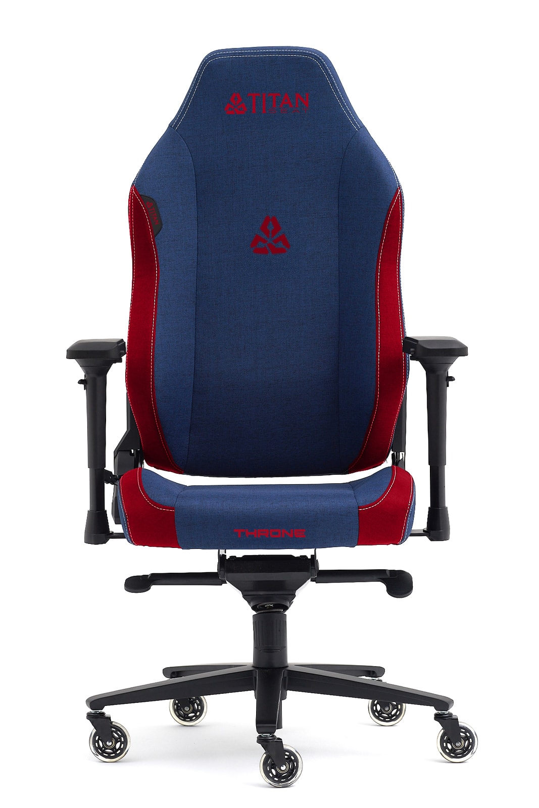 Titanseat Throne Bordo - Mavi Kumaş Oyuncu Koltuğu (FC26 ULTİMATE HEDİYELİ )