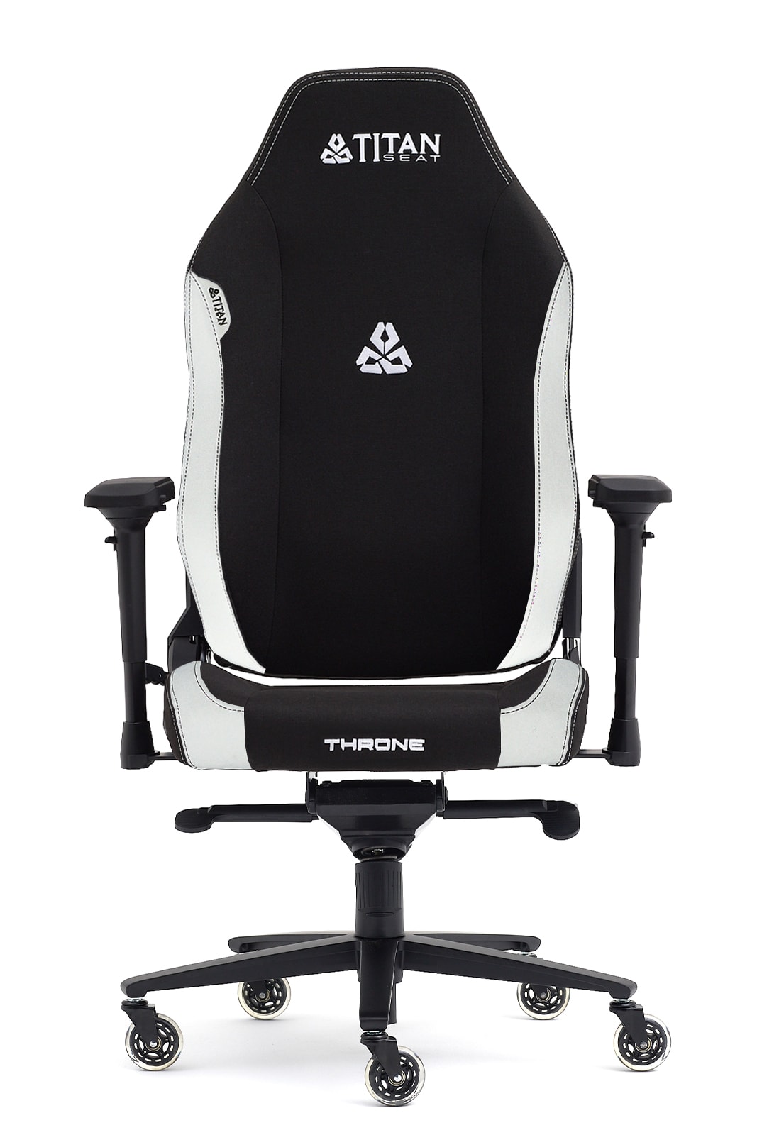 Titanseat Throne Siyah - Beyaz Kumaş Oyuncu Koltuğu ( FC26 ULTİMATE HEDİYELİ )
