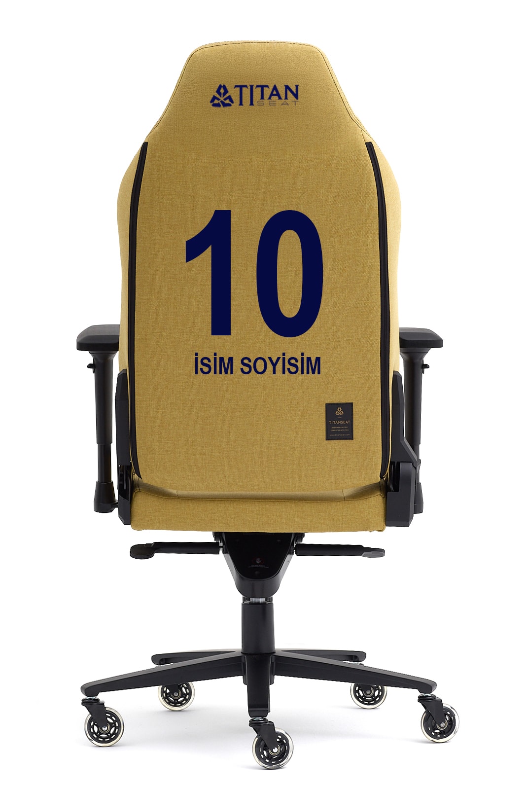 Titanseat Throne Sarı - Lacivert Kumaş Oyuncu Koltuğu ( FC26 ULTİMATE HEDİYELİ )