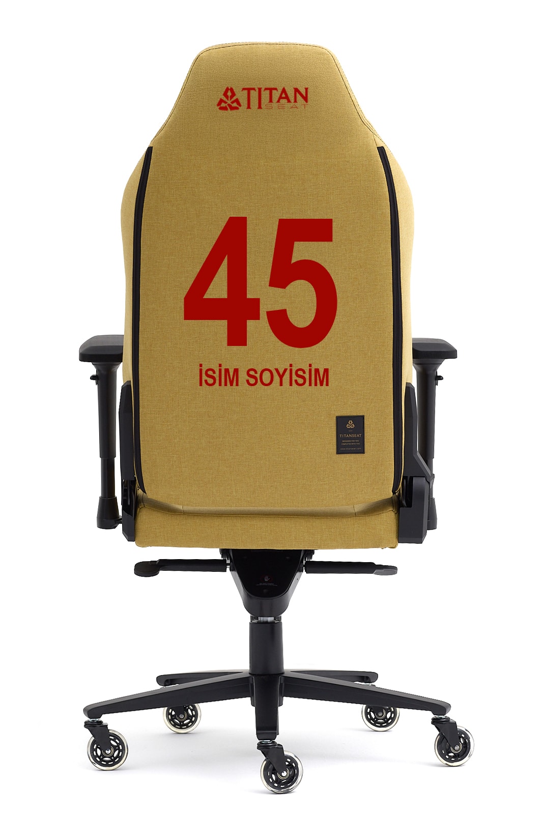 Titanseat Throne Sarı - Kırmızı Kumaş Oyuncu Koltuğu ( FC26 ULTİMATE HEDİYELİ )