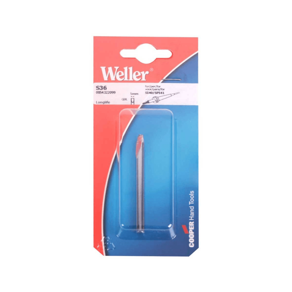 Weller S36 Sp40 Havya için Demir Kaplı Düz Uç