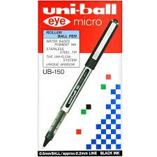 Uni-ball UB-150 EYE micro 0.5 Roller Kalem Siyah
