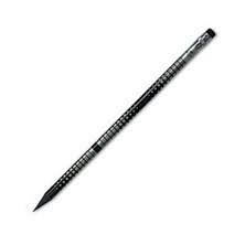 Faber-Castell Kurşun Kalem Silgili Ağ Desenli Siyah Lata
