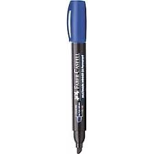 Faber-Castell Permanent Markör 54 Kesik Uç, Mavi