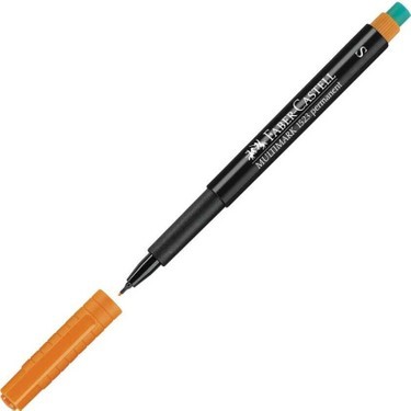Faber-Castell Asetat Kalemi Permanent (S) Turuncu